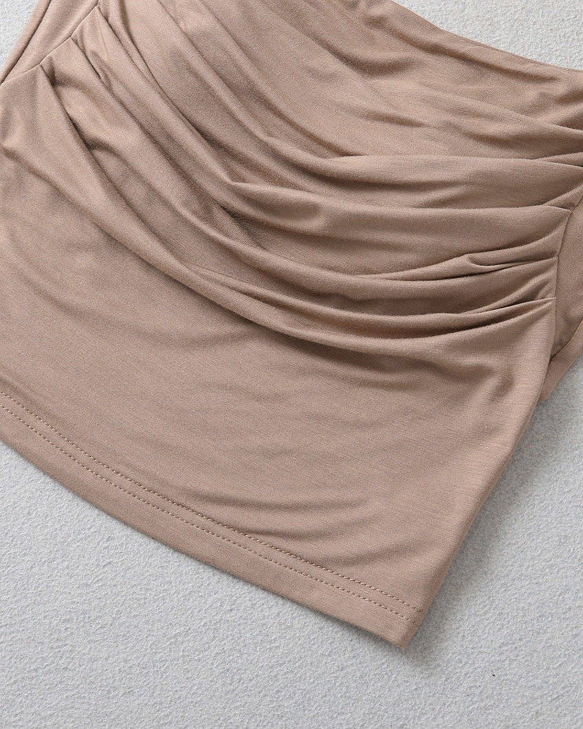 Douce croptop ruched